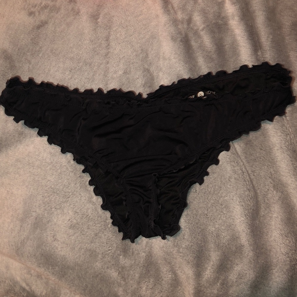NWOT Black bikini bottoms